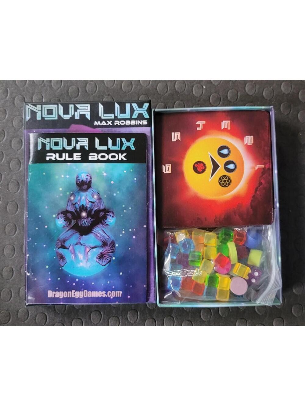Nova Lux: Max Robbins Card Game 1-6 Players - Dragon Egg Games - Picture 2 of 3